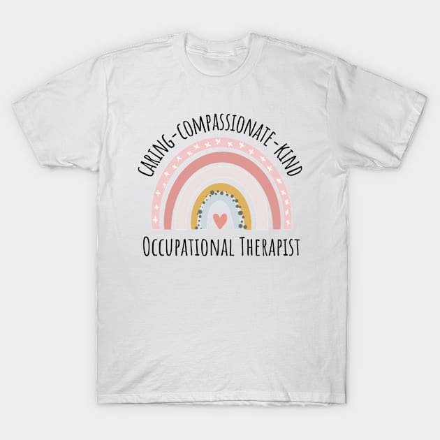 occupational therapist rainbow pastel T-Shirt by IndigoPine